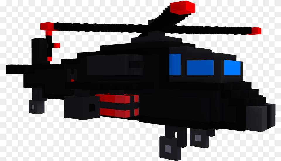 Share Pixel Gun Conceptions Here Helicopter Rotor, Aircraft, Transportation, Vehicle Free Png