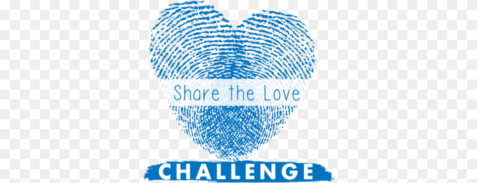 Share The Love Event Logo Heart Shaped Fingerprint, Advertisement, Poster, Person, Text Png Image