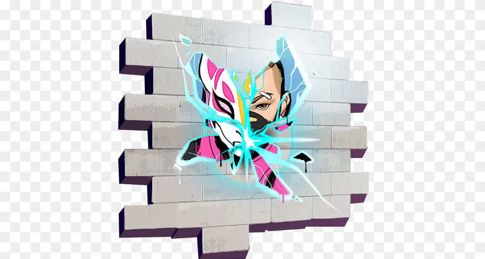 Share The Love Fortnite Spray Drift, Art, Architecture, Building, Wall Png Image