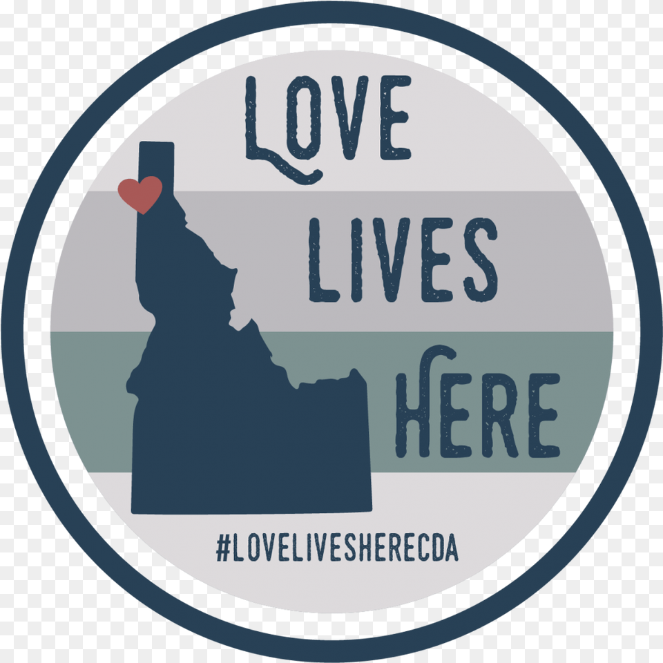 Share The Love Love Lives Here Cda, Photography, Clothing, Coat, License Plate Png