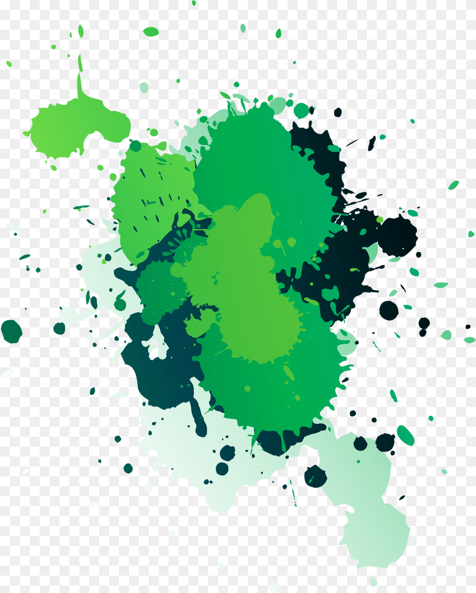 Share This Article Green Paint Splatter Splash Neon Paint, Art, Graphics, Stain, Person Free Png