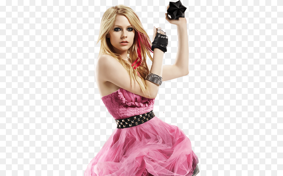 Share This Avril Lavigne Black Star Dress, Adult, Person, Hand, Formal Wear Png