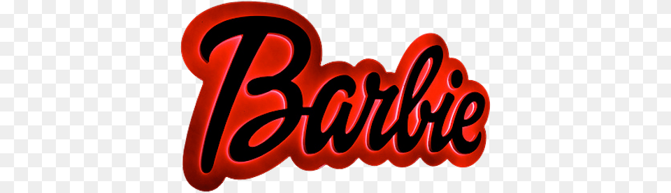 Share This Barbie Red Logo, Light, Neon Free Png