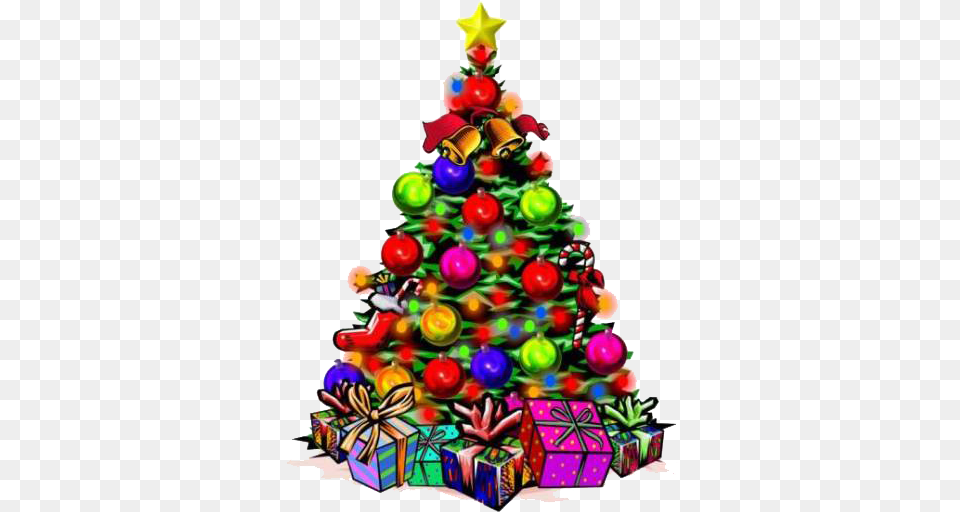 Share This Christmas Arbol De Navidad, Birthday Cake, Cake, Cream, Dessert Free Png Download
