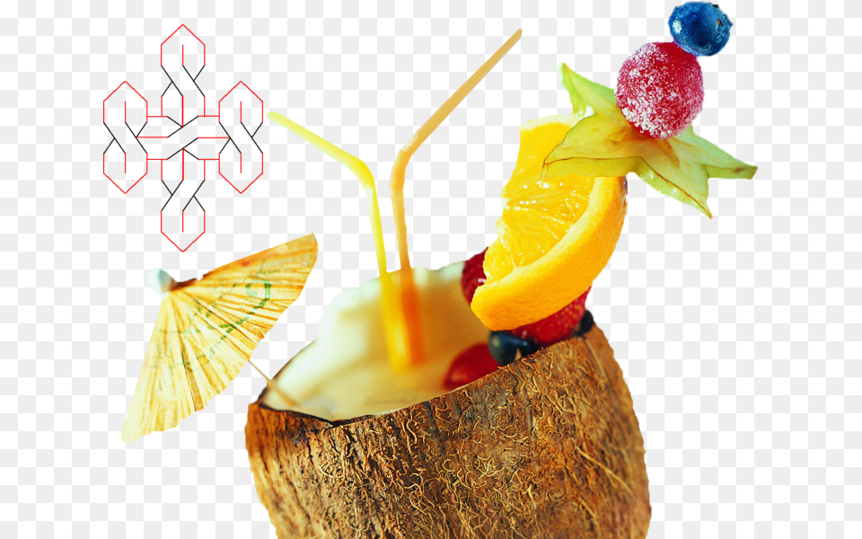 Share This Coconut Drink, Food, Fruit, Plant, Produce Free Transparent Png