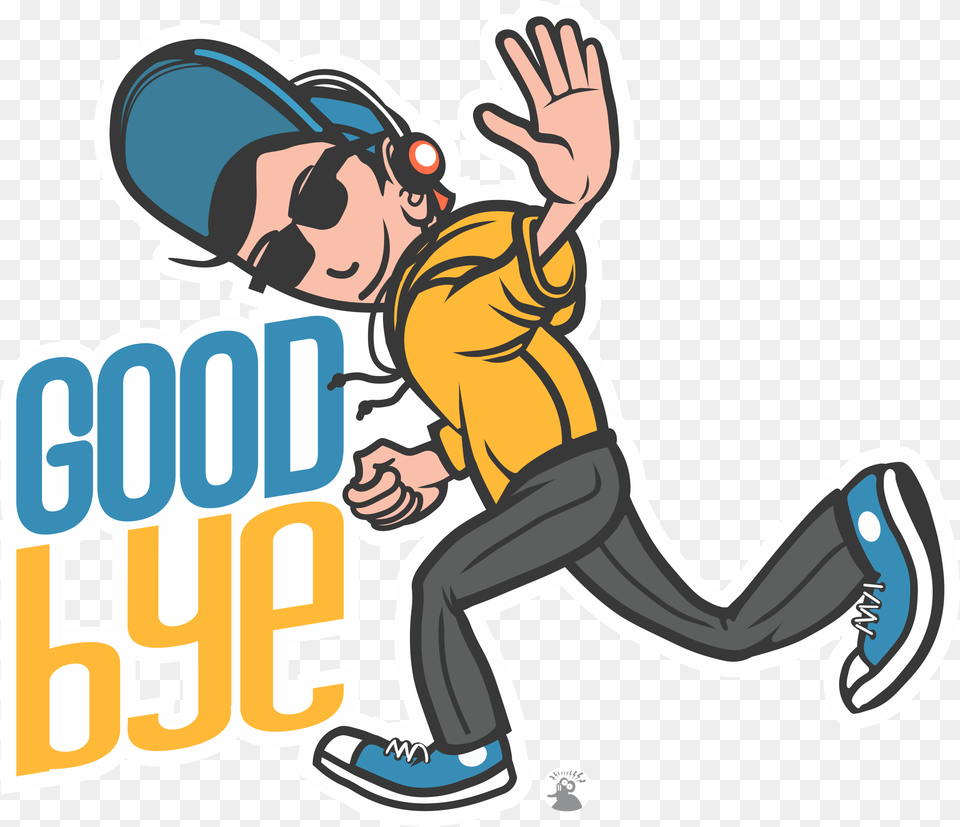 Share This Good Bye Stickers Clipart Full Size Clipart Bye Bye Sticker, Baby, Person Png Image