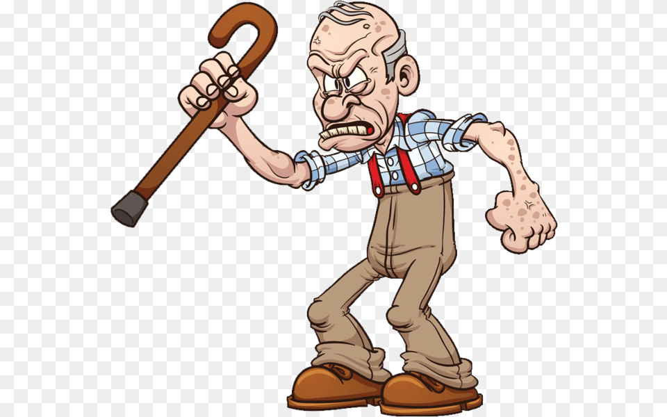 Share This Image Angry Old Man Cartoon, Baby, People, Person, Face Png