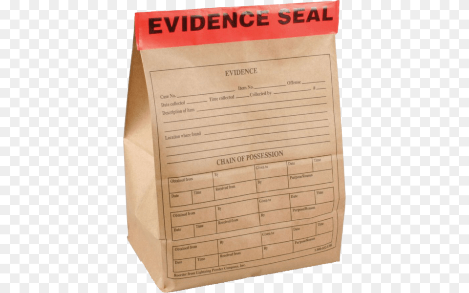 Share This Image Extra Large Evidence Seals 4quot X 12quot Pack Of, Text, Box, Cardboard, Carton Png