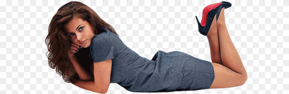 Share This Image Girl Laying Down, Clothing, Footwear, High Heel, Shoe Free Png