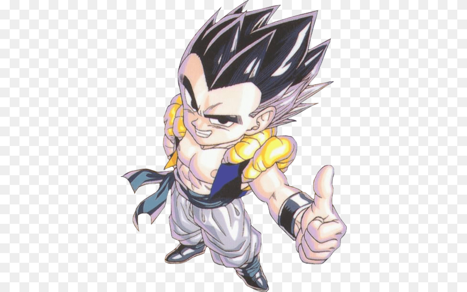 Share This Image Gotenks Thumbs Up, Publication, Book, Comics, Baby Png