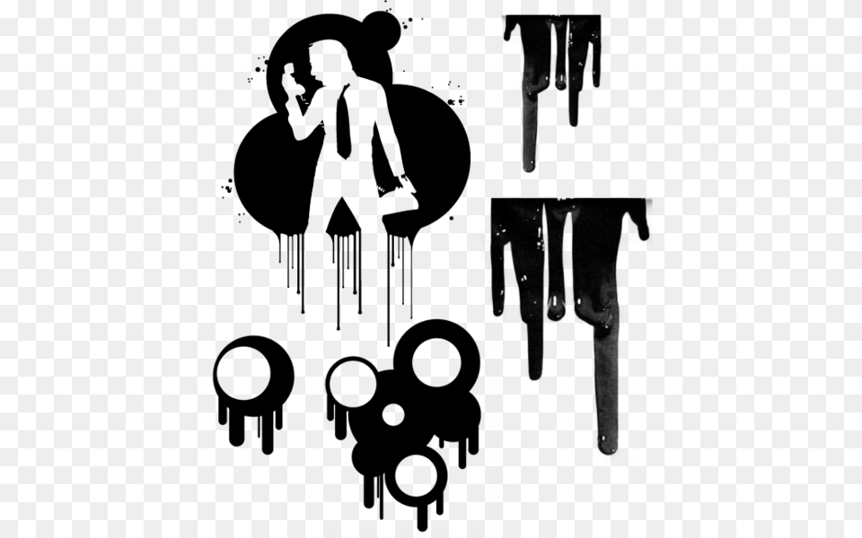 Share This Image Graffiti Drips, Gray Free Transparent Png