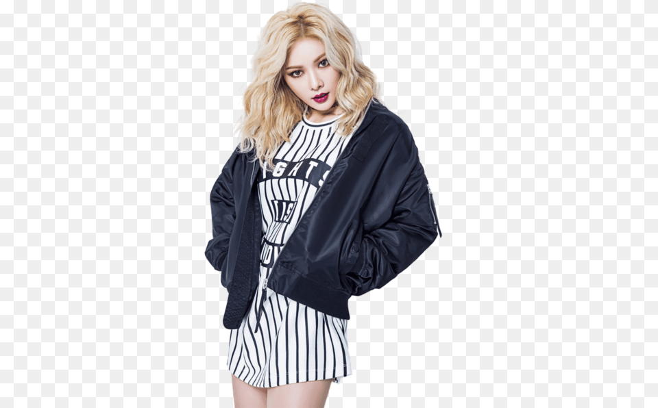 Share This Image Hyuna, Adult, Person, Jacket, Female Png
