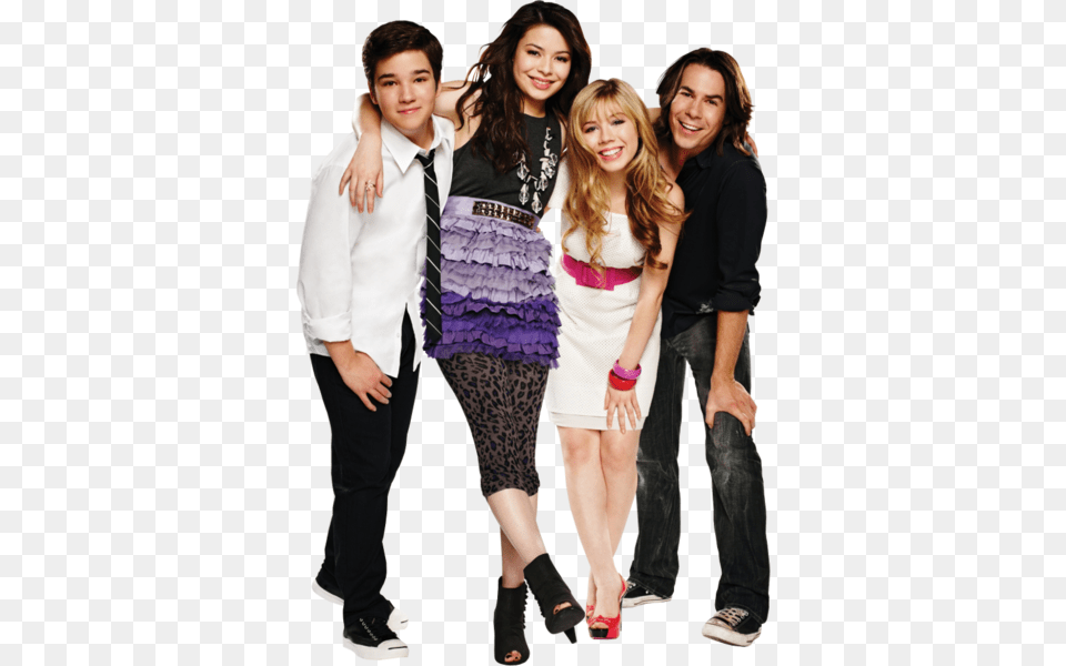 Share This Image Icarly Carly Sam Freddie, Long Sleeve, Sleeve, Clothing, Shoe Free Png