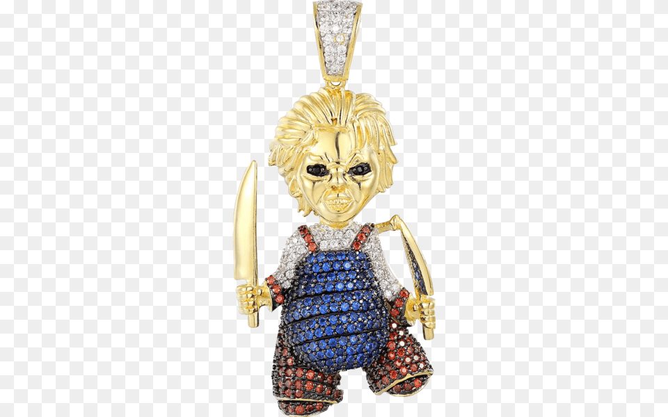 Share This Image Iced Out Chucky Pendant, Accessories, Adult, Bride, Female Free Transparent Png