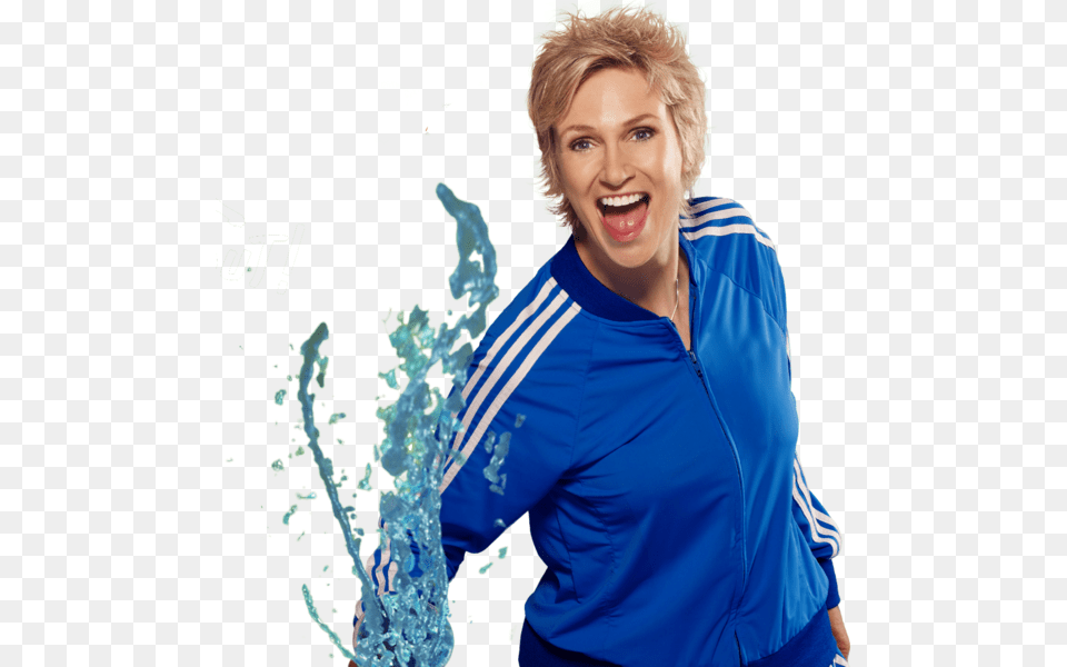 Share This Image Jane Lynch Signed Autograph New Glee Funny Promo Photo, Happy, Head, Long Sleeve, Person Free Png Download