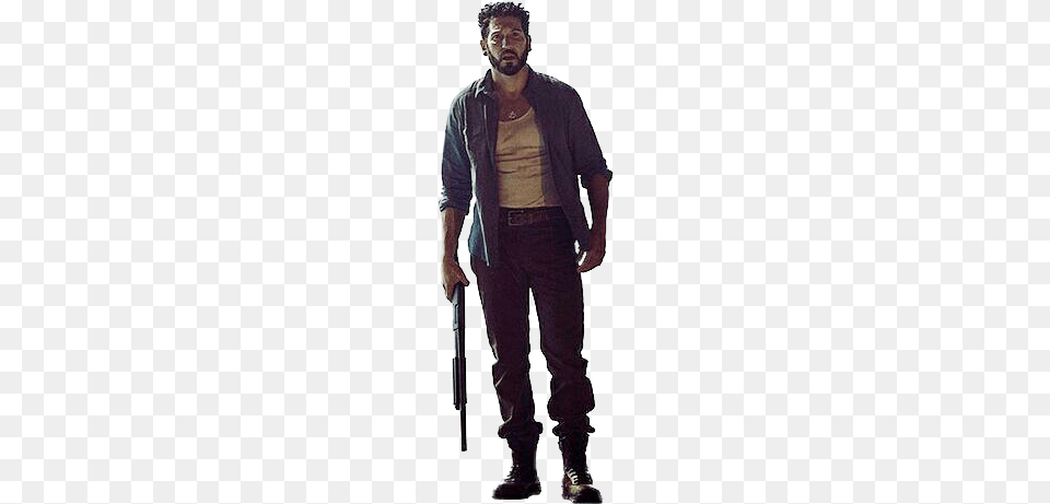 Share This Image Jon Bernthal The Walking Dead Season, Weapon, Clothing, Firearm, Pants Free Transparent Png