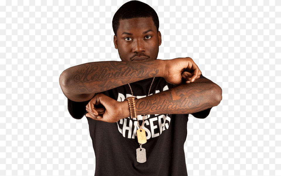 Share This Image Meek Mill, Tattoo, Skin, Person, Hand Free Png