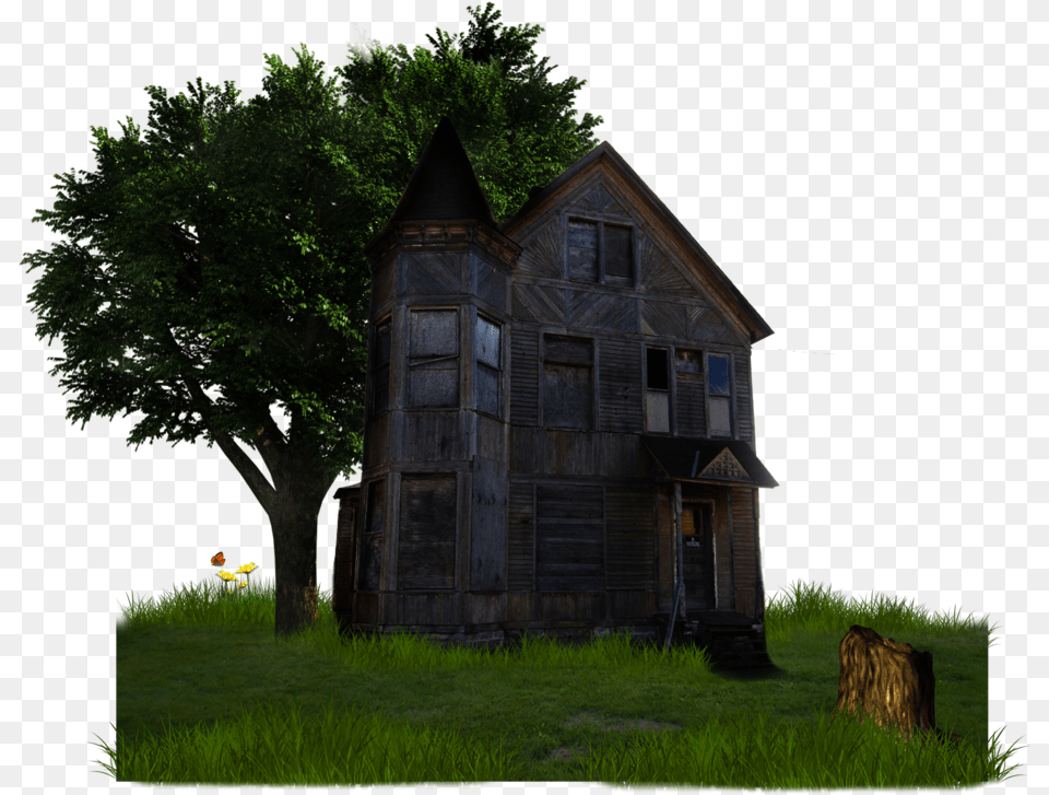 Share This Image Real Haunted House, Architecture, Shelter, Shack, Rural Free Transparent Png