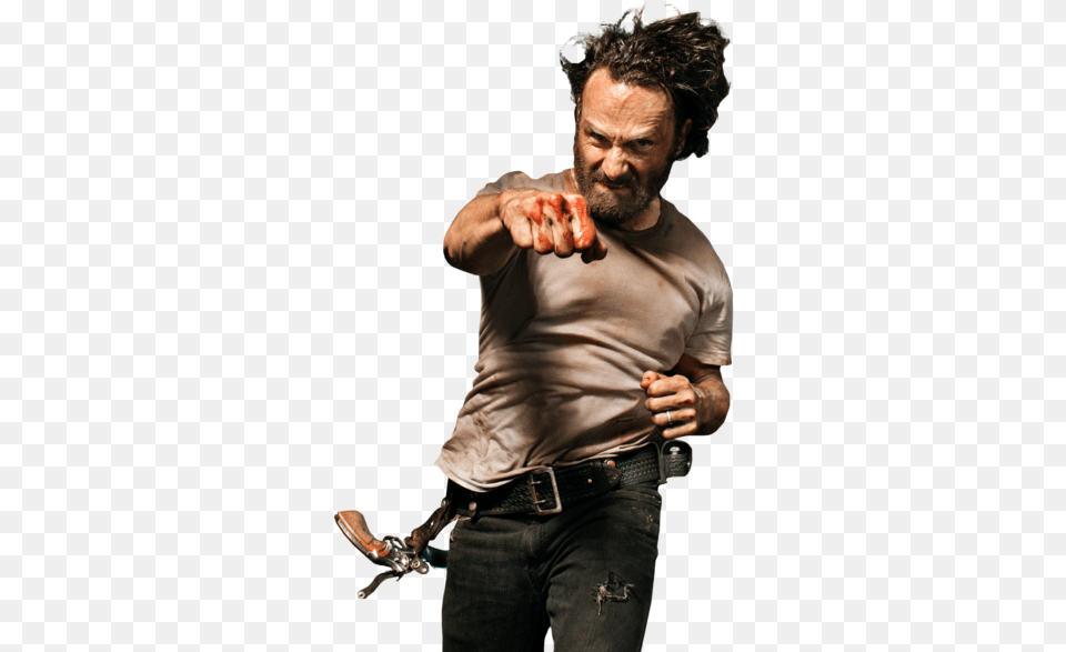 Share This Image Rick Grimes, Accessories, Adult, Body Part, Buckle Free Transparent Png