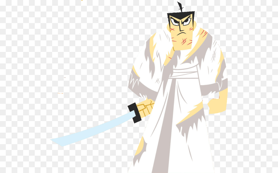 Share This Image Samurai Jack Weapon, Sword, Person, Man Free Transparent Png