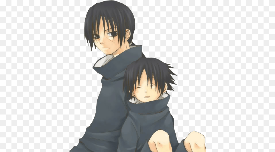 Share This Image Sasuke And Itachi Brothers, Book, Comics, Publication, Anime Free Png Download