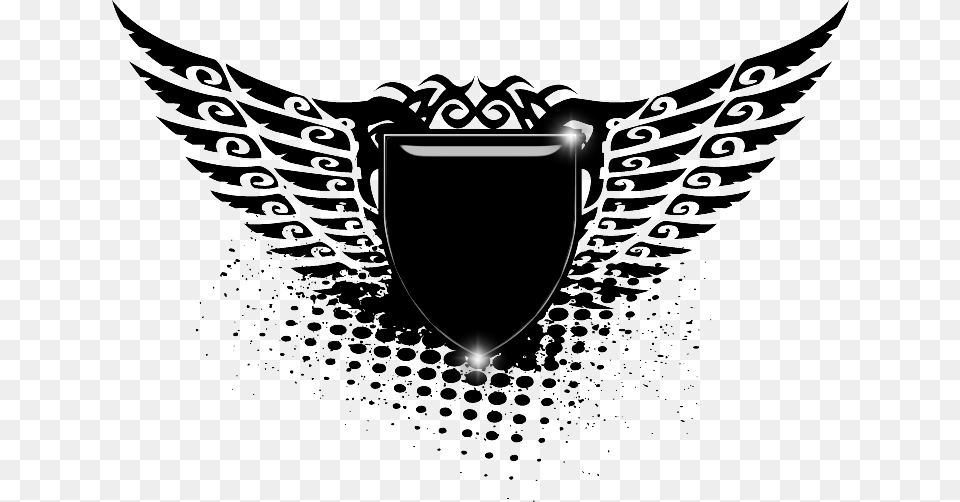 Share This Shield Wing Logo, Emblem, Symbol Png Image