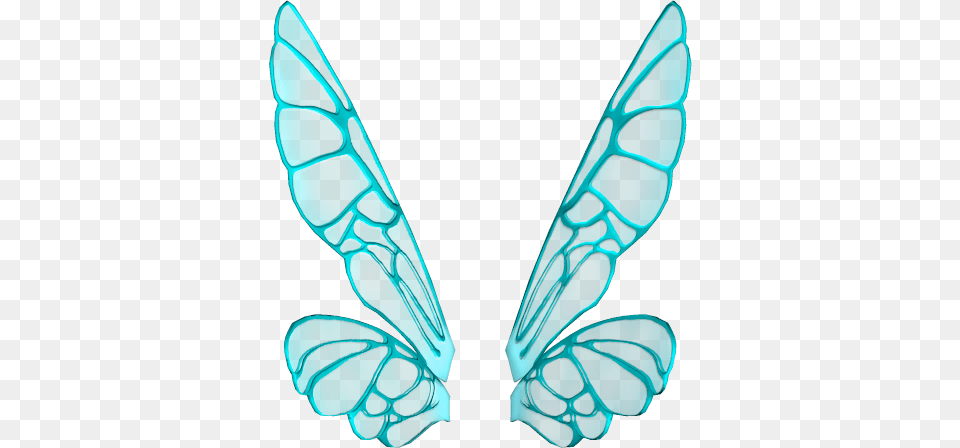 Share This Image Teal Fairy Wings, Turquoise Free Png Download