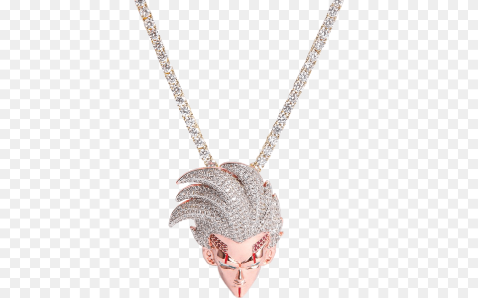 Share This Image Vegeta Pendant, Accessories, Jewelry, Necklace, Diamond Png