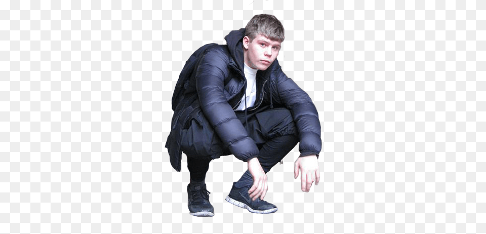 Share This Image Yung Lean Style, Jacket, Clothing, Coat, Person Free Png Download