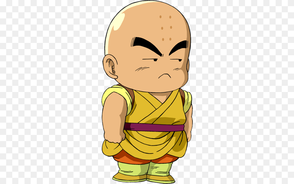 Share This Kid Krillin, Monk, Person, Baby, Face Free Png Download
