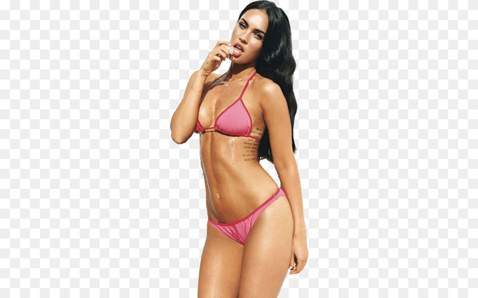 Share This Megan Fox Bikini 2008, Adult, Clothing, Female, Person Free Transparent Png