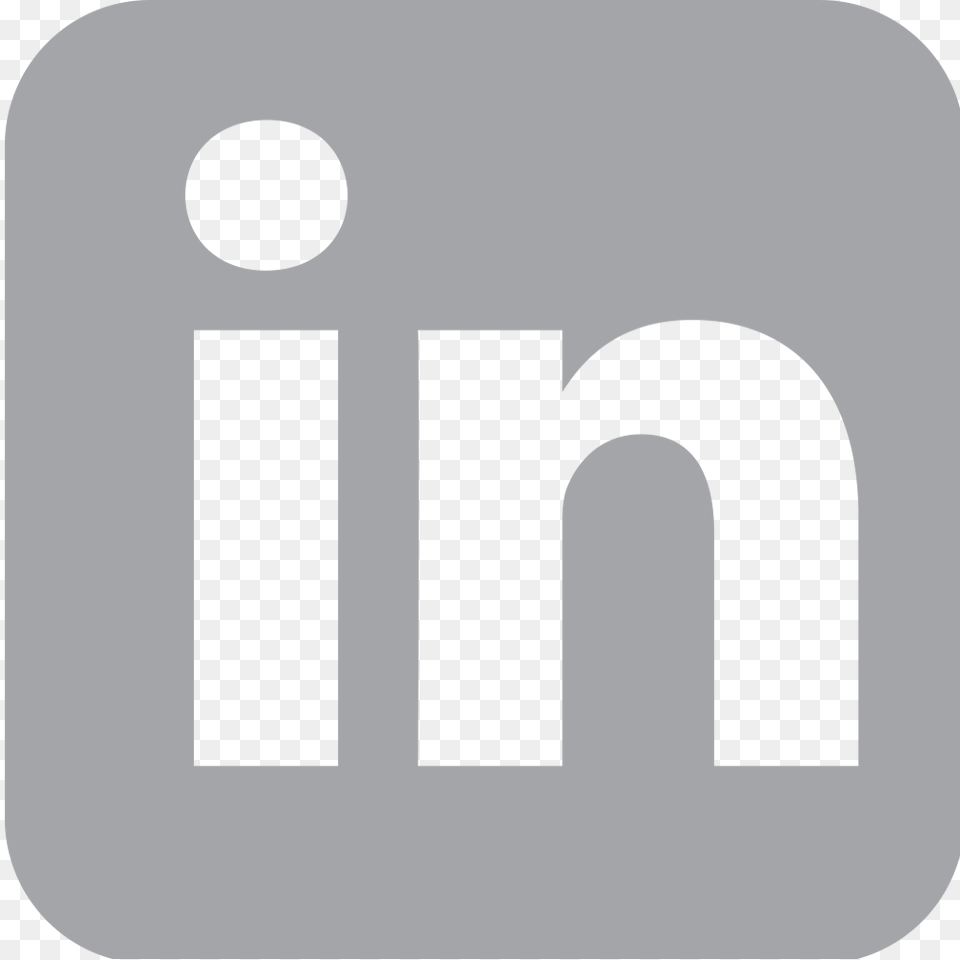 Share This Project With Your Network Of Choice Transparent Linkedin Icon, Gray Png