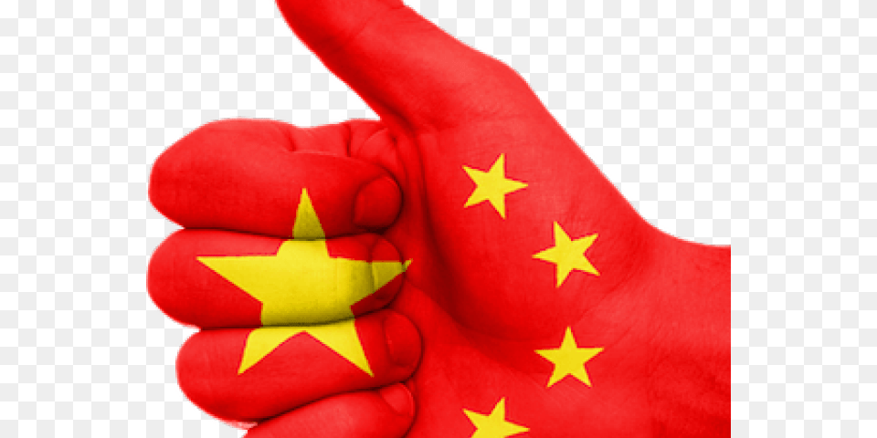 Share Tweet Pin Share China Flag Made Kitaj Tovar, Clothing, Glove, Body Part, Hand Png Image
