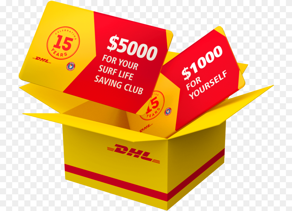 Share Your Beach Story With Dhl And You Could Win 5000 For Box, Cardboard, Carton Free Png Download