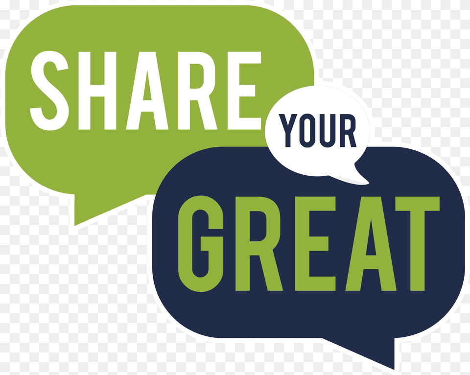 Share Your Great Homepage Big, Logo, Text Png Image
