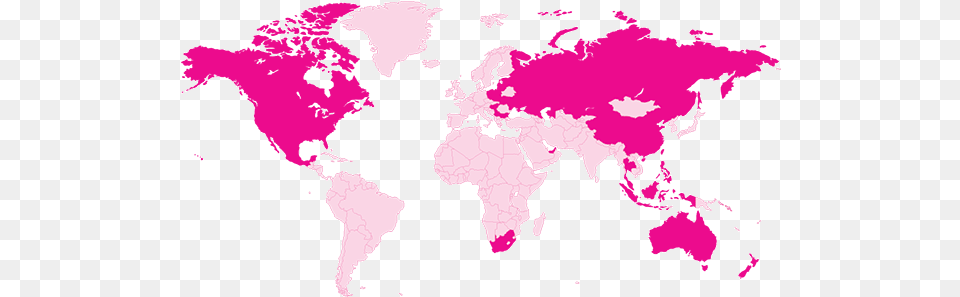 Shared Light Pink World Map, Chart, Plot, Atlas, Diagram Free Png