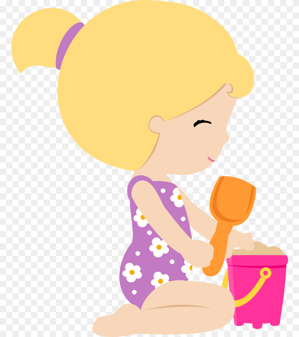 Shared View All Desenhos De Menina Na Praia, Cutlery, Spoon, Baby, Person Free Png Download