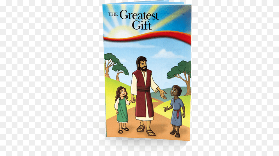 Shares The Good News Of Jesus Christ Samaritan39s Purse The Greatest Gift, Book, Comics, Publication, Person Png Image