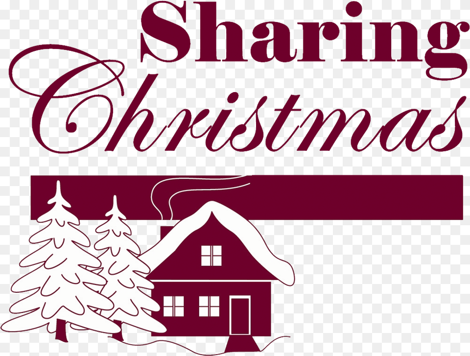 Sharing Christmas Logo Plain Transparent Christmas The Magic Of Christmas 2 14 Inch Round, Christmas Decorations, Festival Free Png