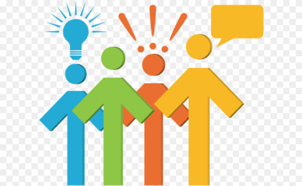 Sharing Ideas, Light, Person Free Png Download