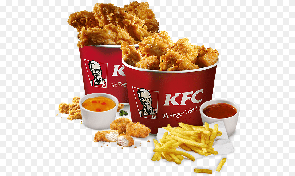 Sharing Is Caring Kfc, Food, Fried Chicken, Ketchup, Nuggets Free Png Download