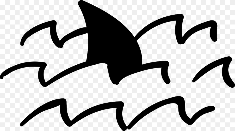 Shark, Stencil, Bow, Weapon, Silhouette Free Png Download