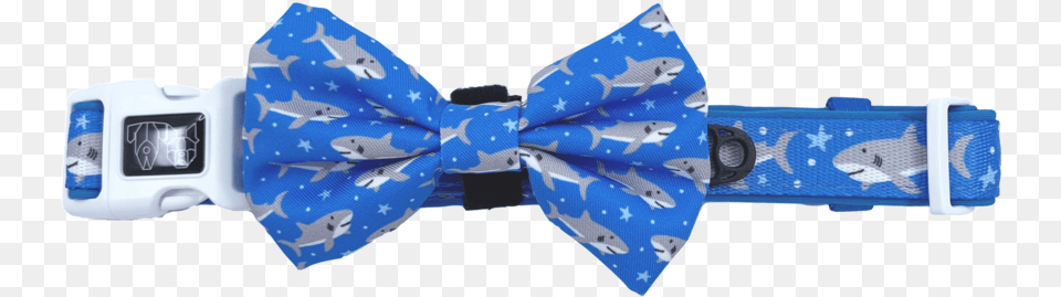 Shark Attack Dog Comfort Collar And Detatchable Bow Paisley, Accessories, Formal Wear, Tie, Bow Tie Free Png