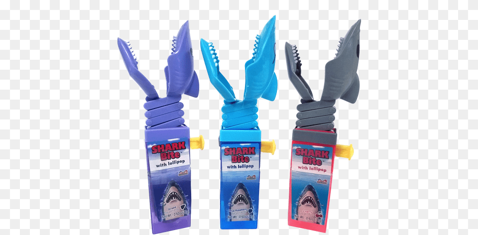 Shark Bite With Lollipop Candy Toy For Fresh Candy Kidsmania Shark Bite Wlollipop, Clothing, Glove, Electronics, Hardware Png