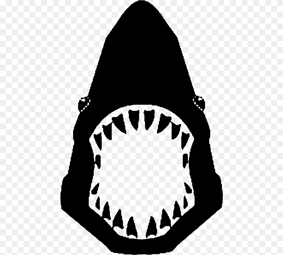 Shark Black Shark Emblem, Gray Free Png