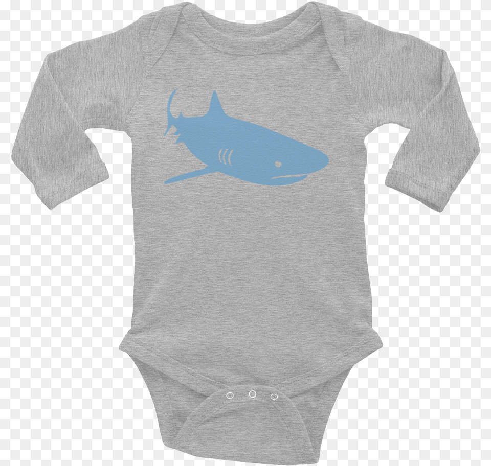Shark Bodysuit, T-shirt, Clothing, Long Sleeve, Sleeve Free Png Download