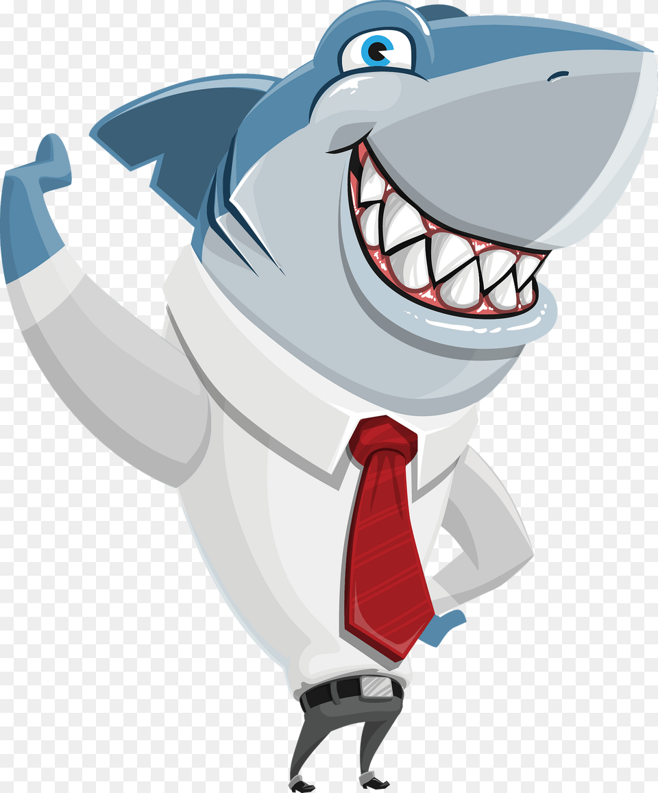 Shark Businessman Clipart, Formal Wear, Accessories, Tie, Adult Free Transparent Png