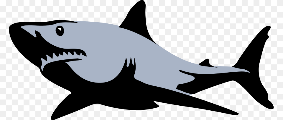 Shark Clip Art Images, Stencil, Animal, Fish, Sea Life Png Image