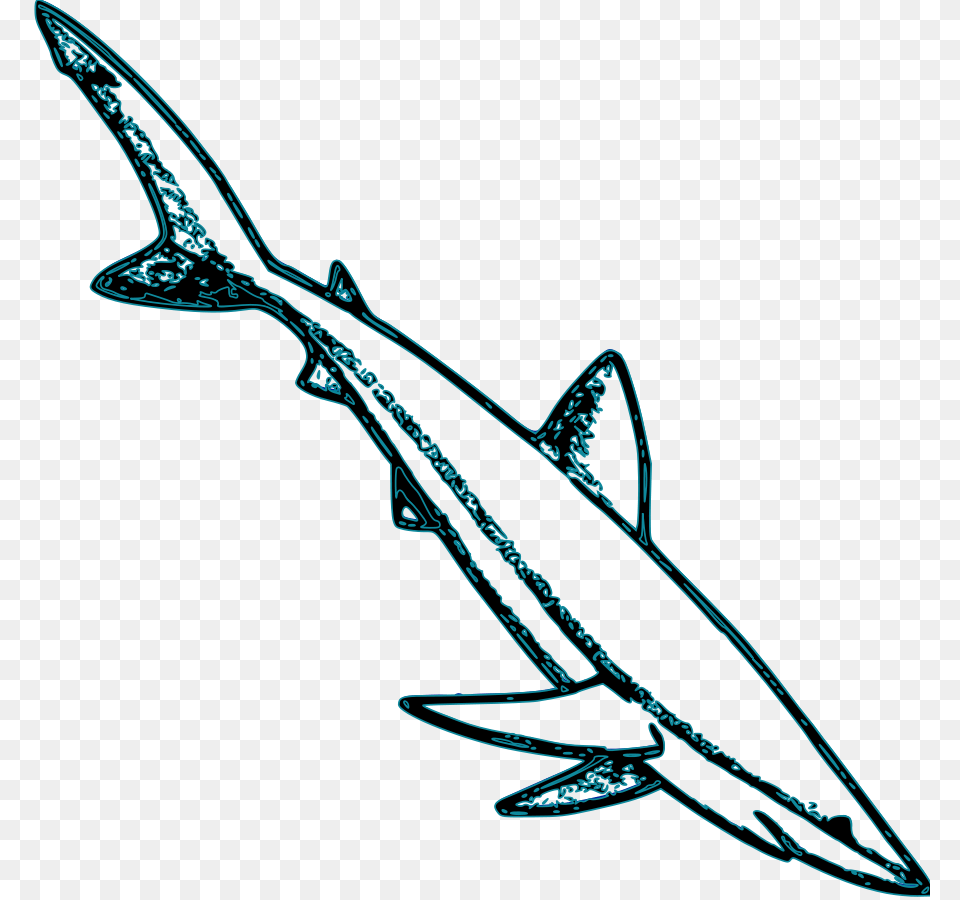 Shark Clipart, Animal, Sea Life, Bow, Weapon Png