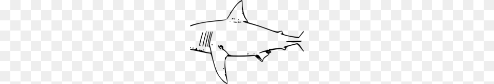 Shark Clipart Black And White Shark Clip Art Black And White, Gray Free Png Download